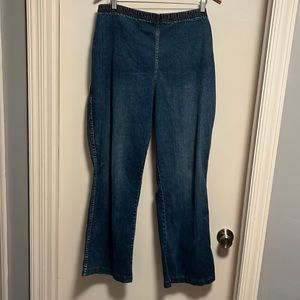 Denim & Co Regular Boot Cut Jeans With Back Pockets